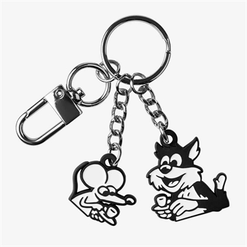 Carhartt WIP Coffe Break Keychain Zinc Alloy Black / White